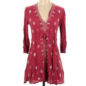 Free People Stargazer Embroidered Dress